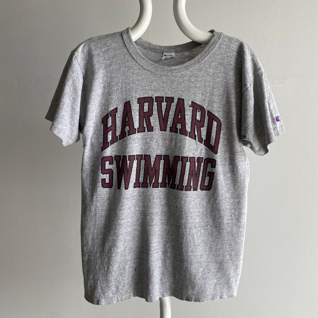 1980s Harvard Swimming Champion Brand T-Shirt – Red Vintage Co