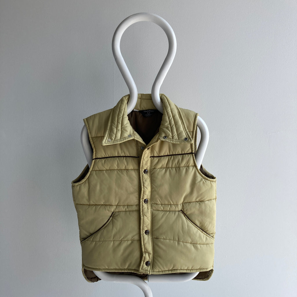 70s BEST QUALITY Oriental Puffy Vest