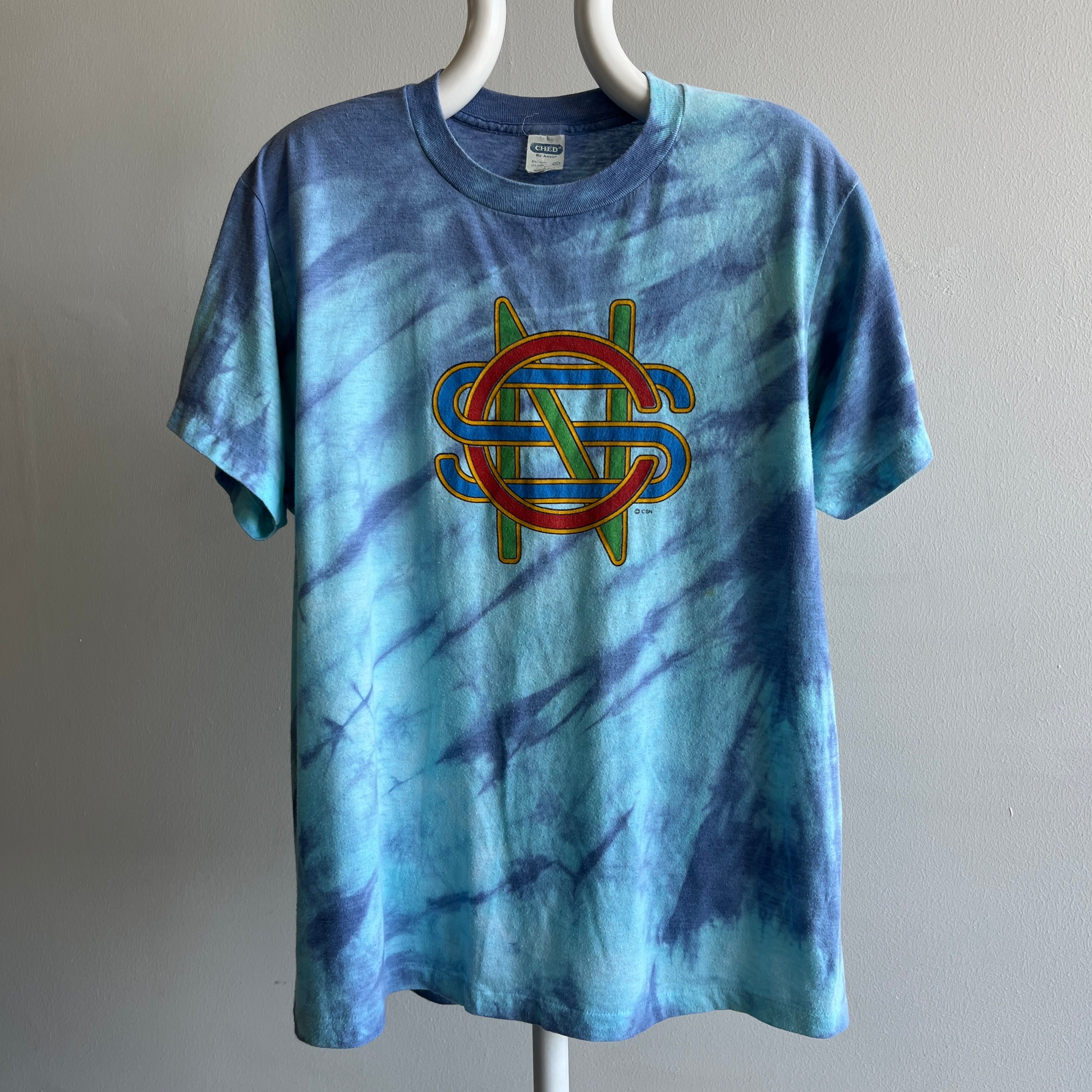 1970s Crosby, Stills and Nash Tie Dye T-Shirt