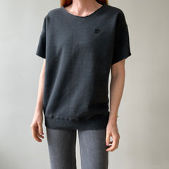 1980s Black Cut Off Olympics Sweatshirt