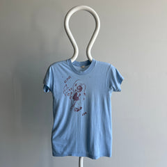 1970/80s DIY Sharpie Smurf T-Shirt