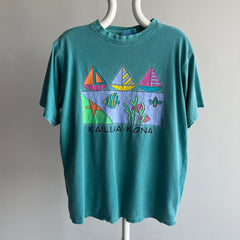 1990s Striped Kailua Kona Tourist T-Shirt