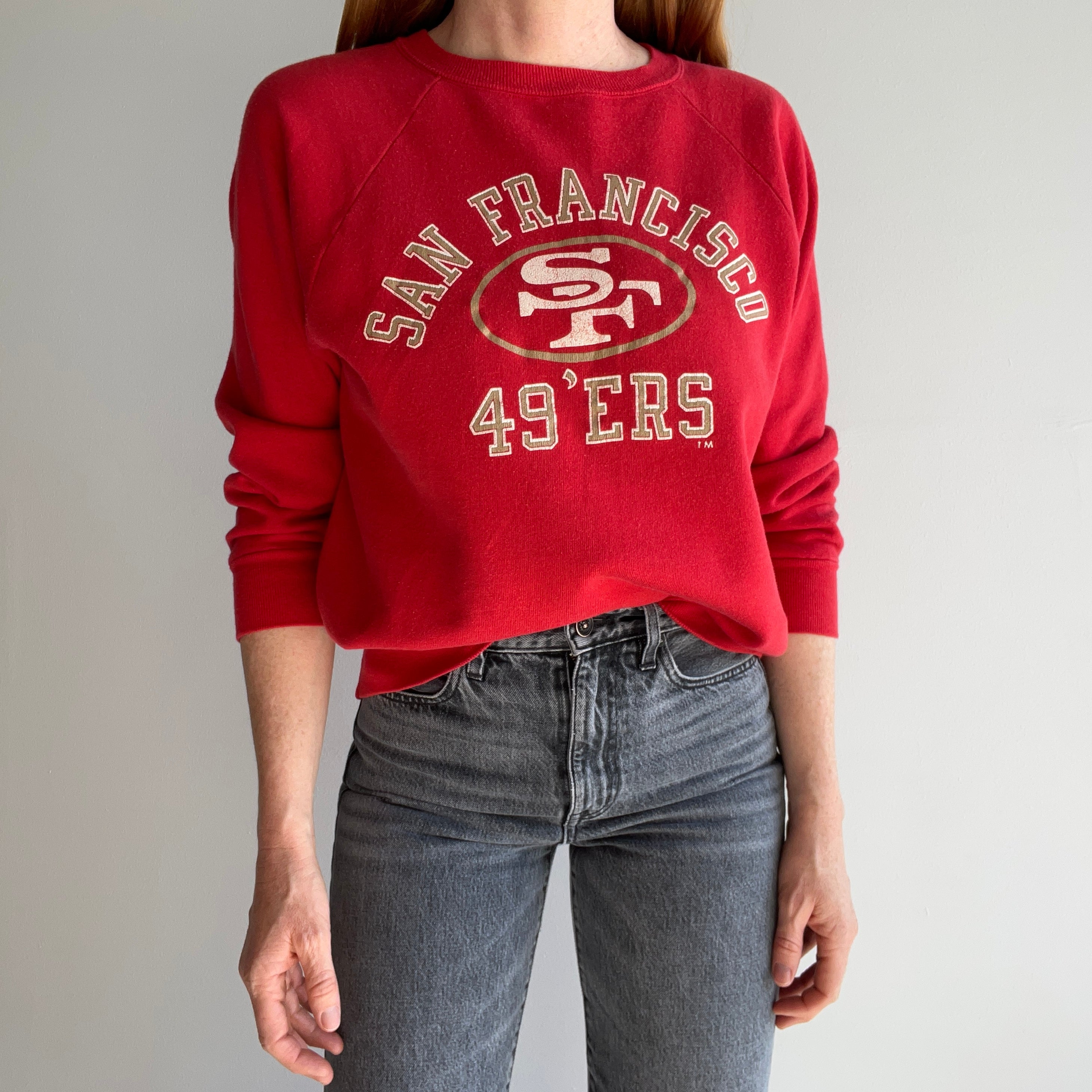 1970/80s San Francisco 49ers Champion Brand Sweatshirt - WOAH