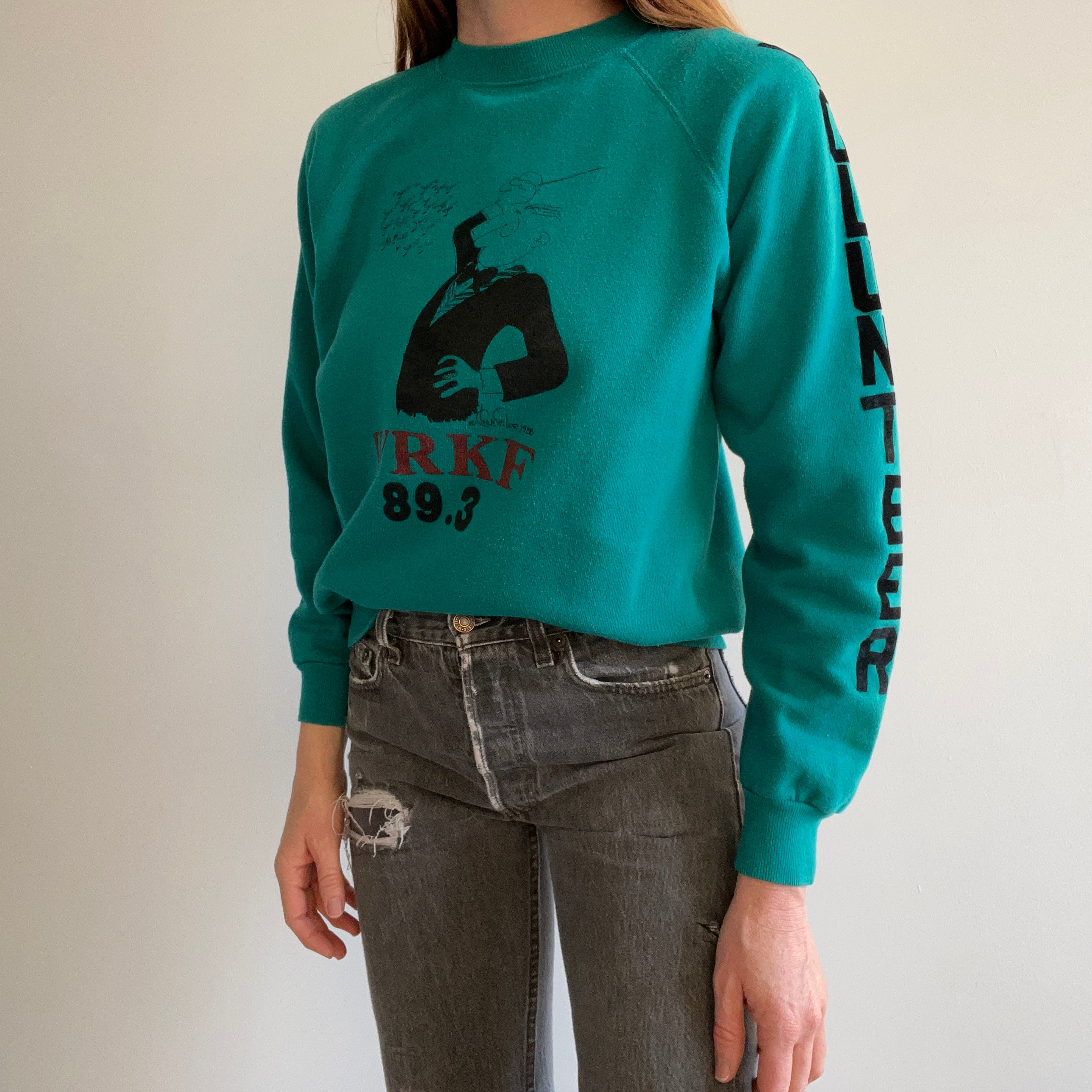 1988 NPR Affiliate WRKF 89.3 DIY Volunteer Sweatshirt