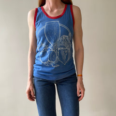 1970s Wine And Cheese Tank Top !!!!! The Backside Too
