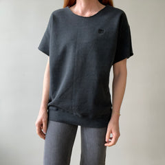 1980s Black Cut Off Olympics Sweatshirt