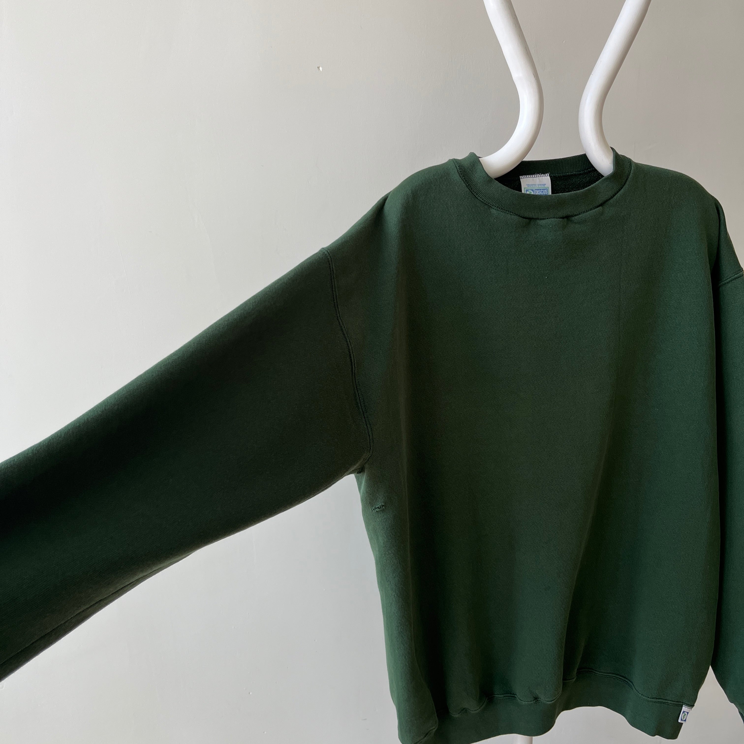 1980s/90s Blank Forest Green Sweatshirt