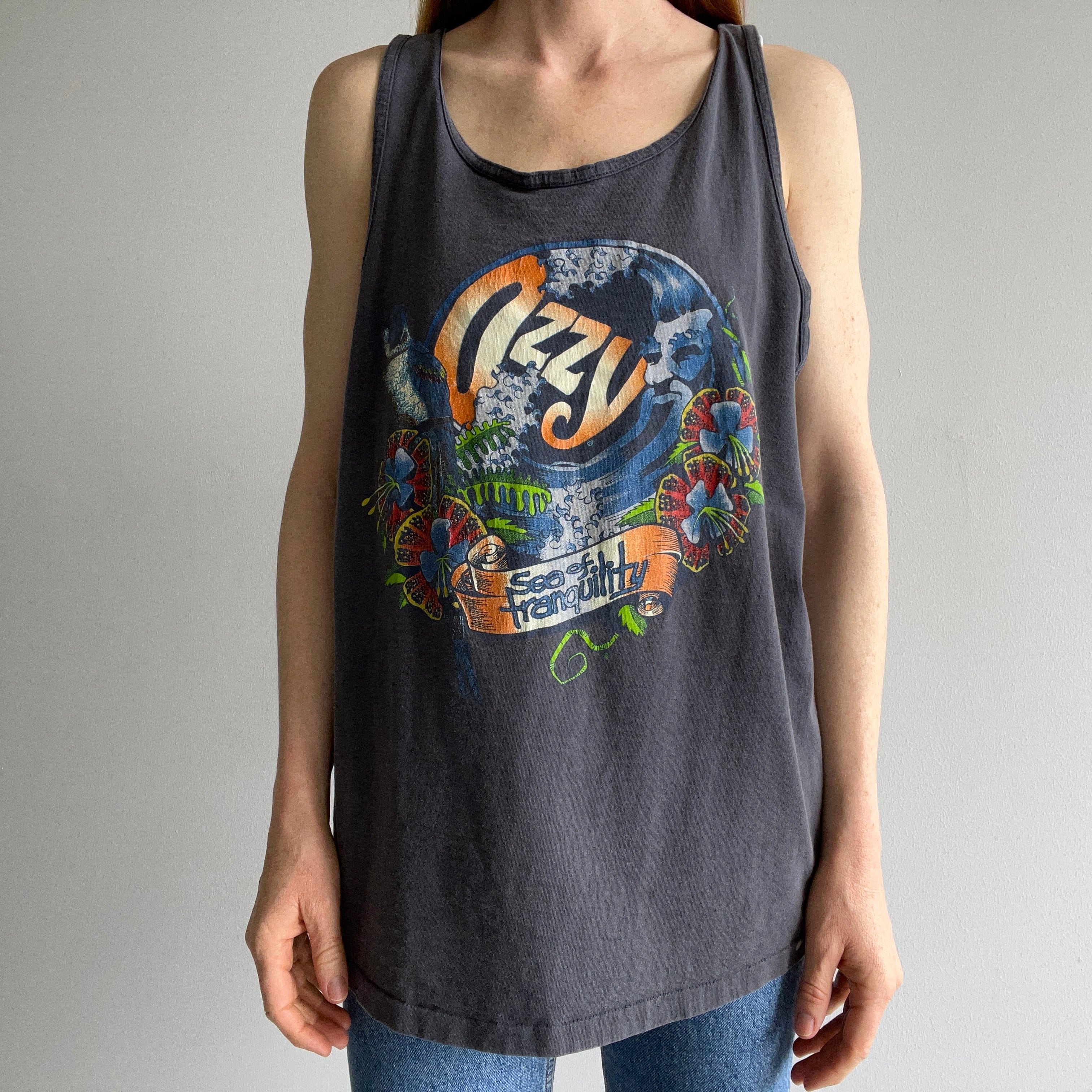 1980/90s Ozzy Surfboards Faded Cotton Surf Tank Top
