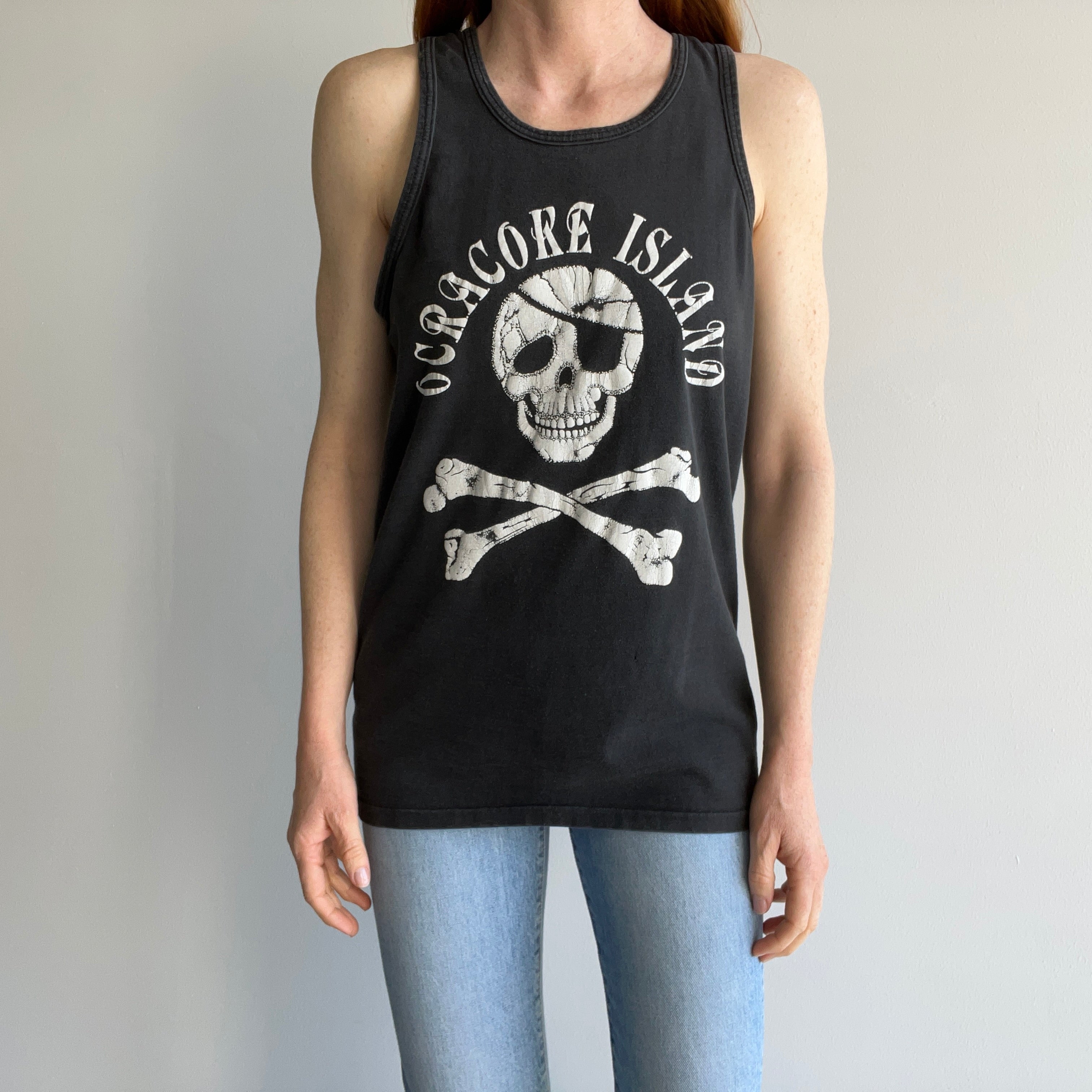 1980s Ocracore Island Cotton Tank Top