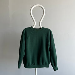 1970/80s Forest Green Faded Sportswear Raglan (These are the best)