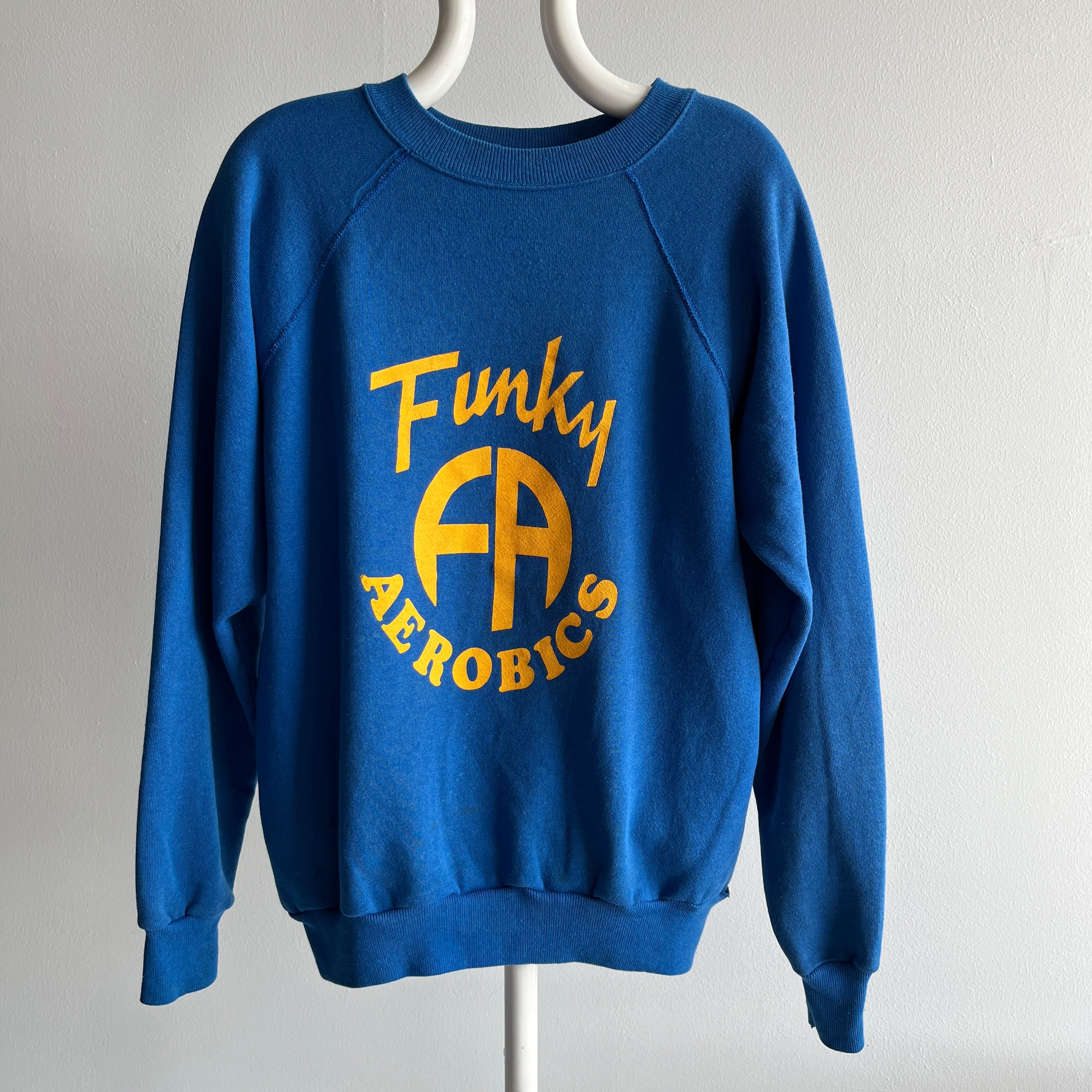 1980s Funky Aerobics Sweatshirt - !!!!