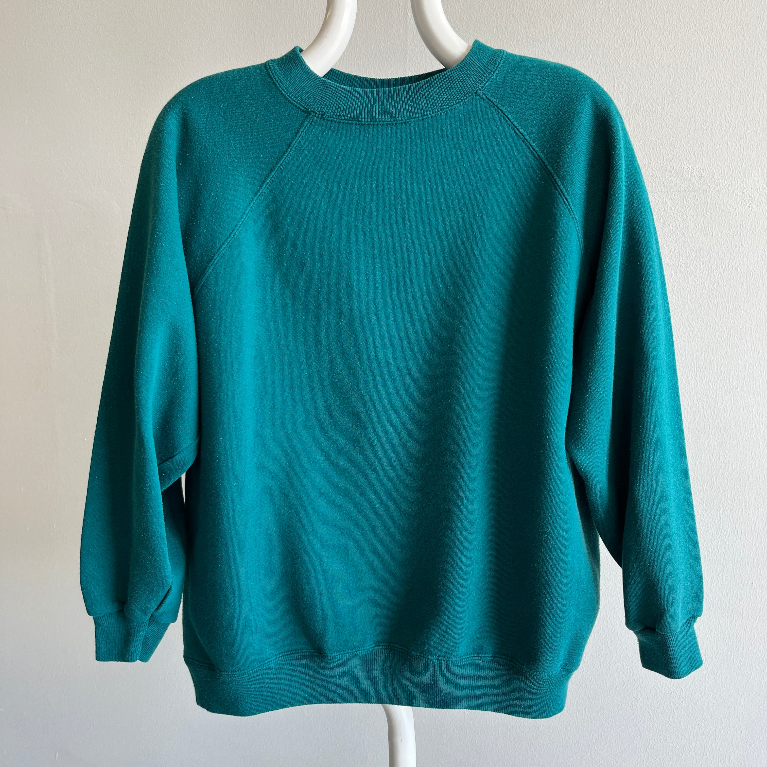 1990s HHW Deep Teal Raglan Sweatshirt