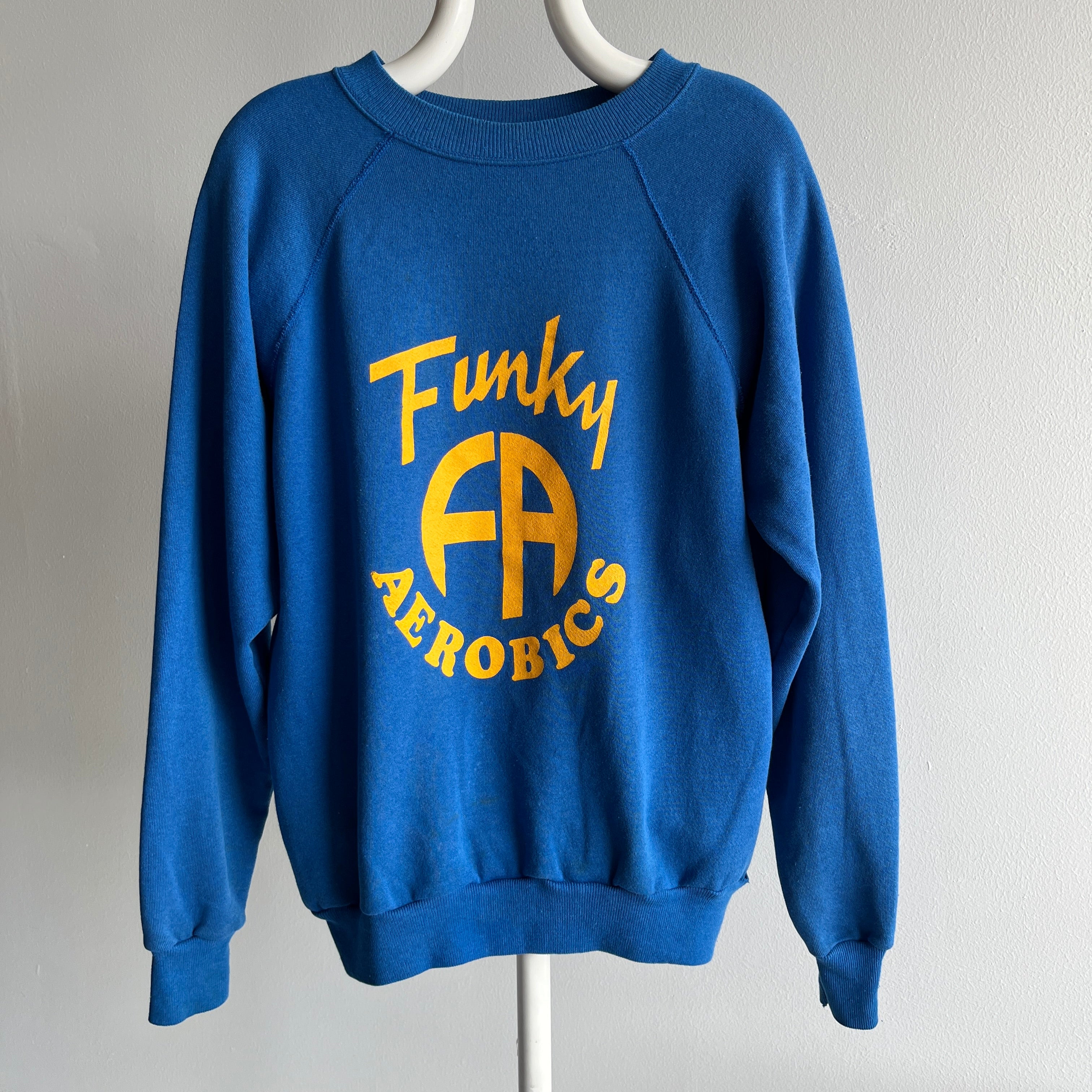 1980s Funky Aerobics Sweatshirt - !!!!