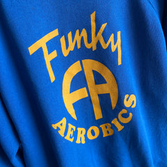 1980s Funky Aerobics Sweatshirt - !!!!