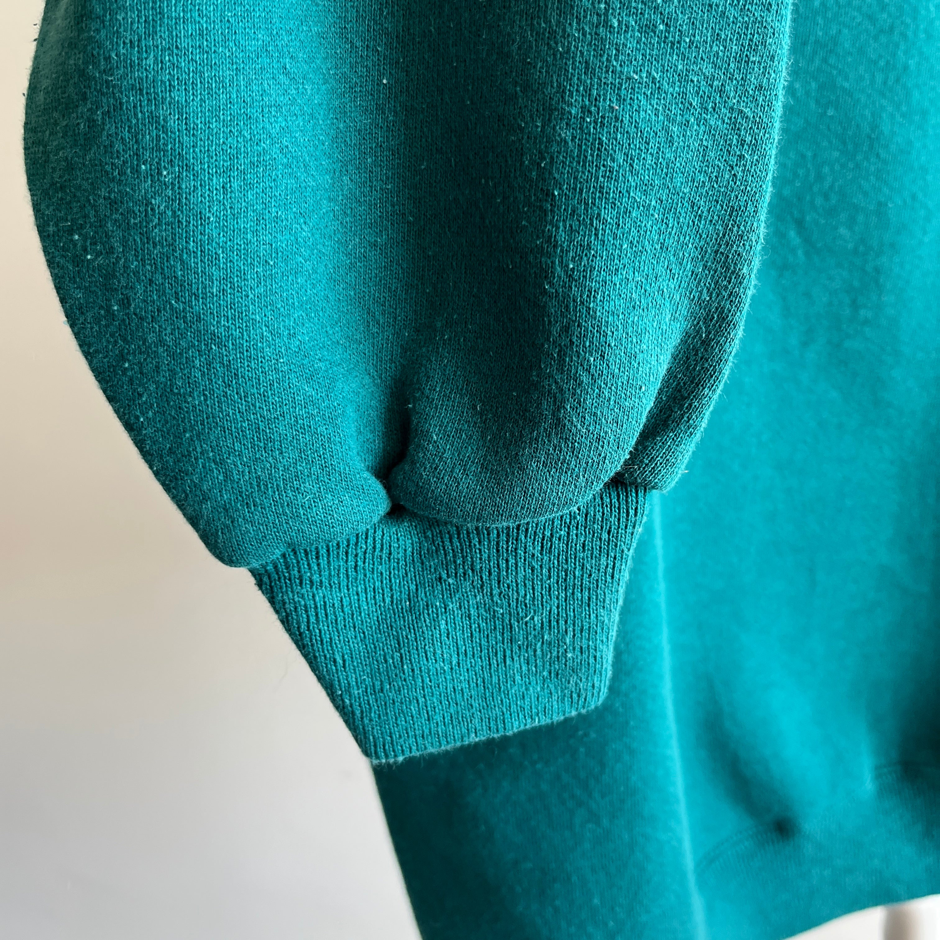 1990s HHW Deep Teal Raglan Sweatshirt