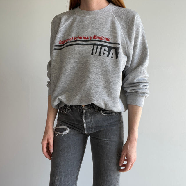 1980s University of Georgia College of Veterinary Medicine Sweatshirt