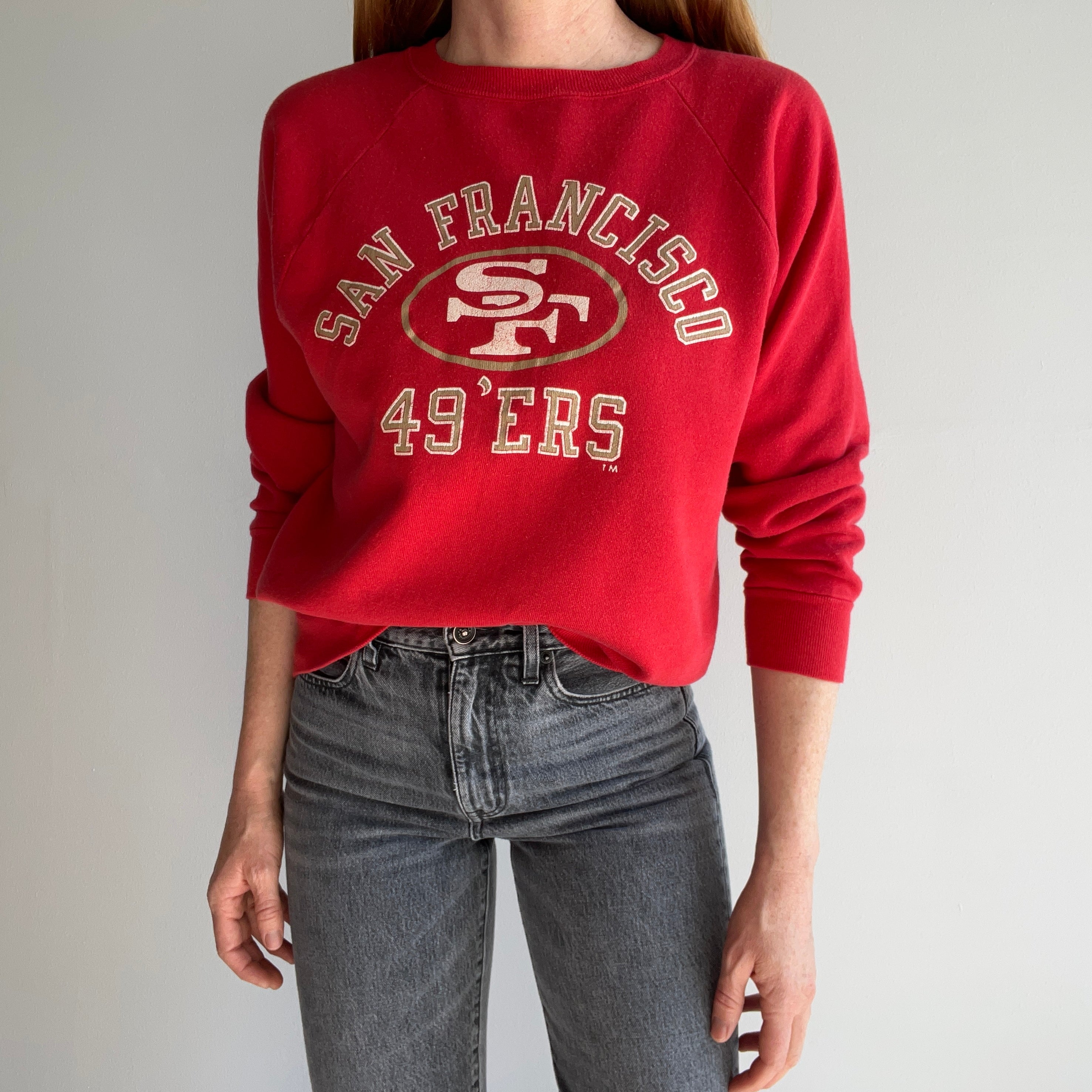 1970/80s San Francisco 49ers Champion Brand Sweatshirt - WOAH