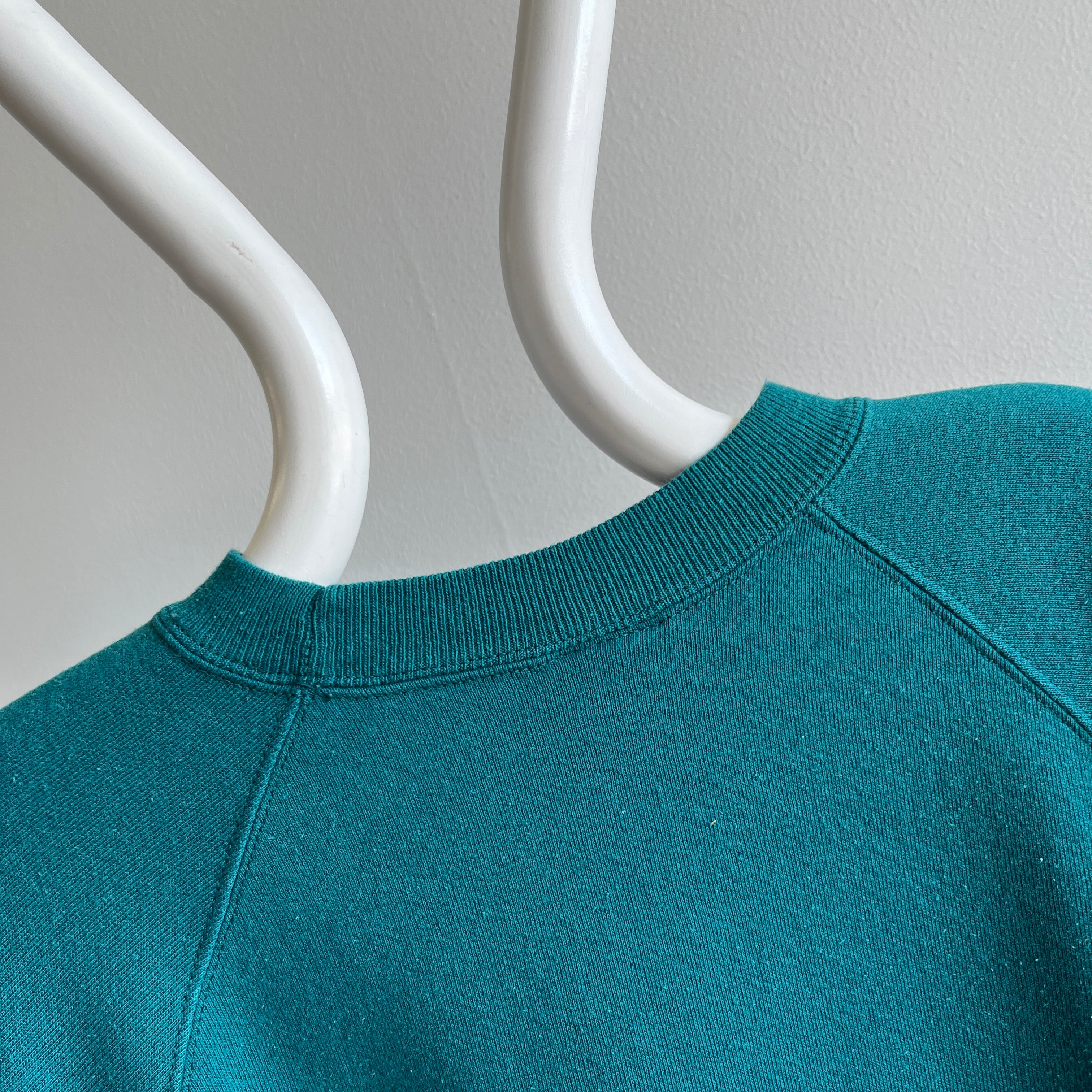 1990s HHW Deep Teal Raglan Sweatshirt