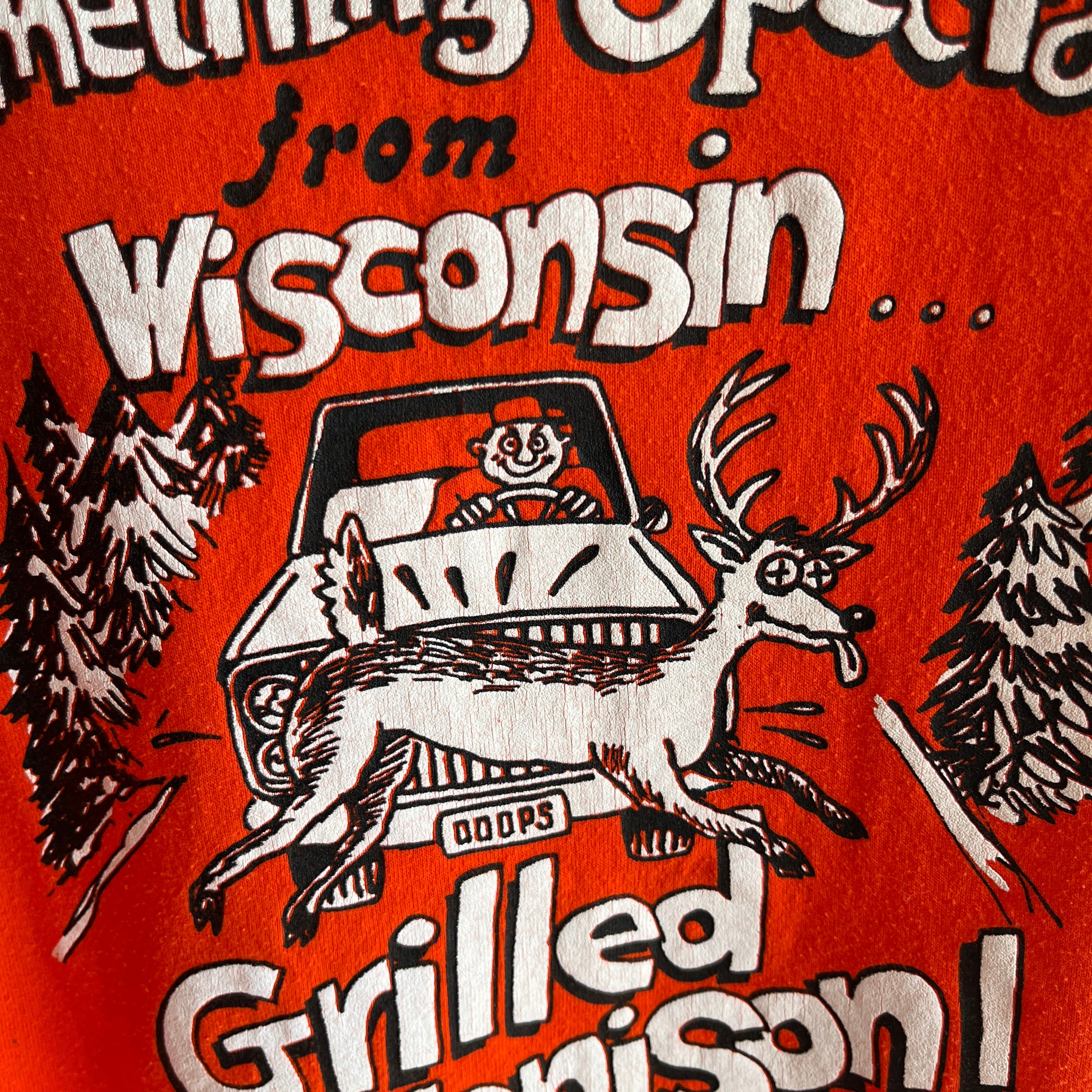 1980s Something Special From Wisconsin Awful 80s Humor T-Shirt