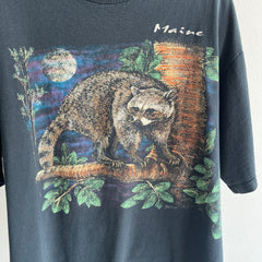 1990s Trash Can Panda Wrap Around Epic T-Shirt - AKA Racoon