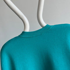 1980/90s Turquoise/Teal Sweatshirt by Lee