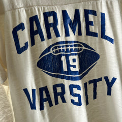 1970s Carmel Varsity Thinned Out Soft and Slouchy Football Shirt - Oh My!