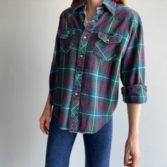 1980s Lariat Cotton Cowboy Flannel - So Cool!