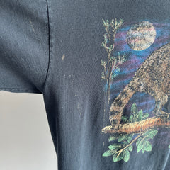1990s Trash Can Panda Wrap Around Epic T-Shirt - AKA Racoon