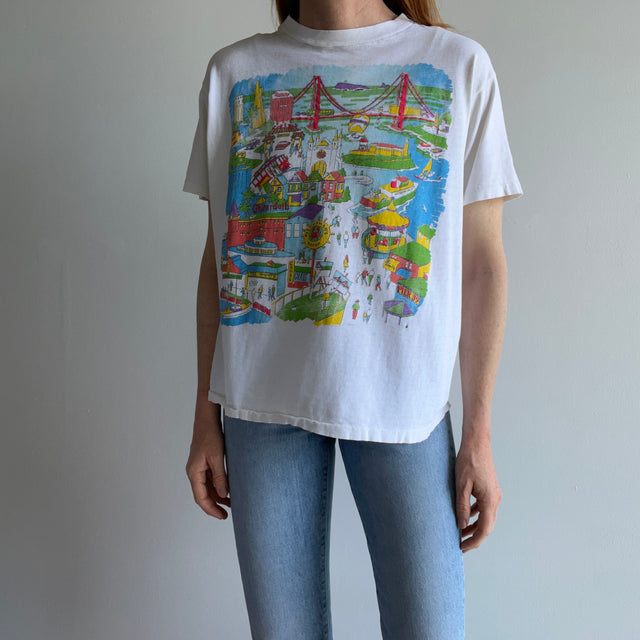 1980/90s Worn Thin Personal Collection San Francisco Tourist T-Shirt