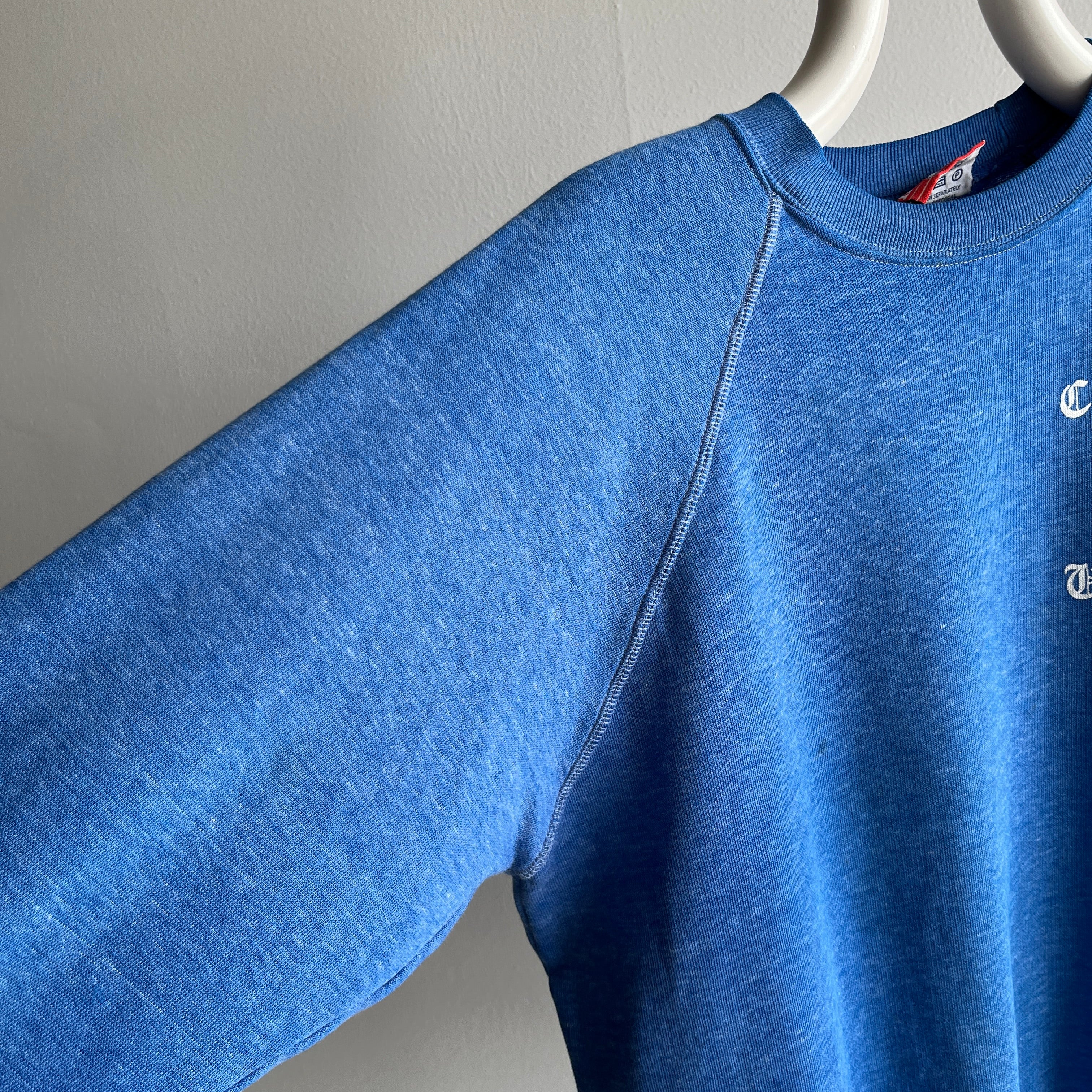 1980/90s Cambridge University Soft and Slouchy Raglan Sweatshirt