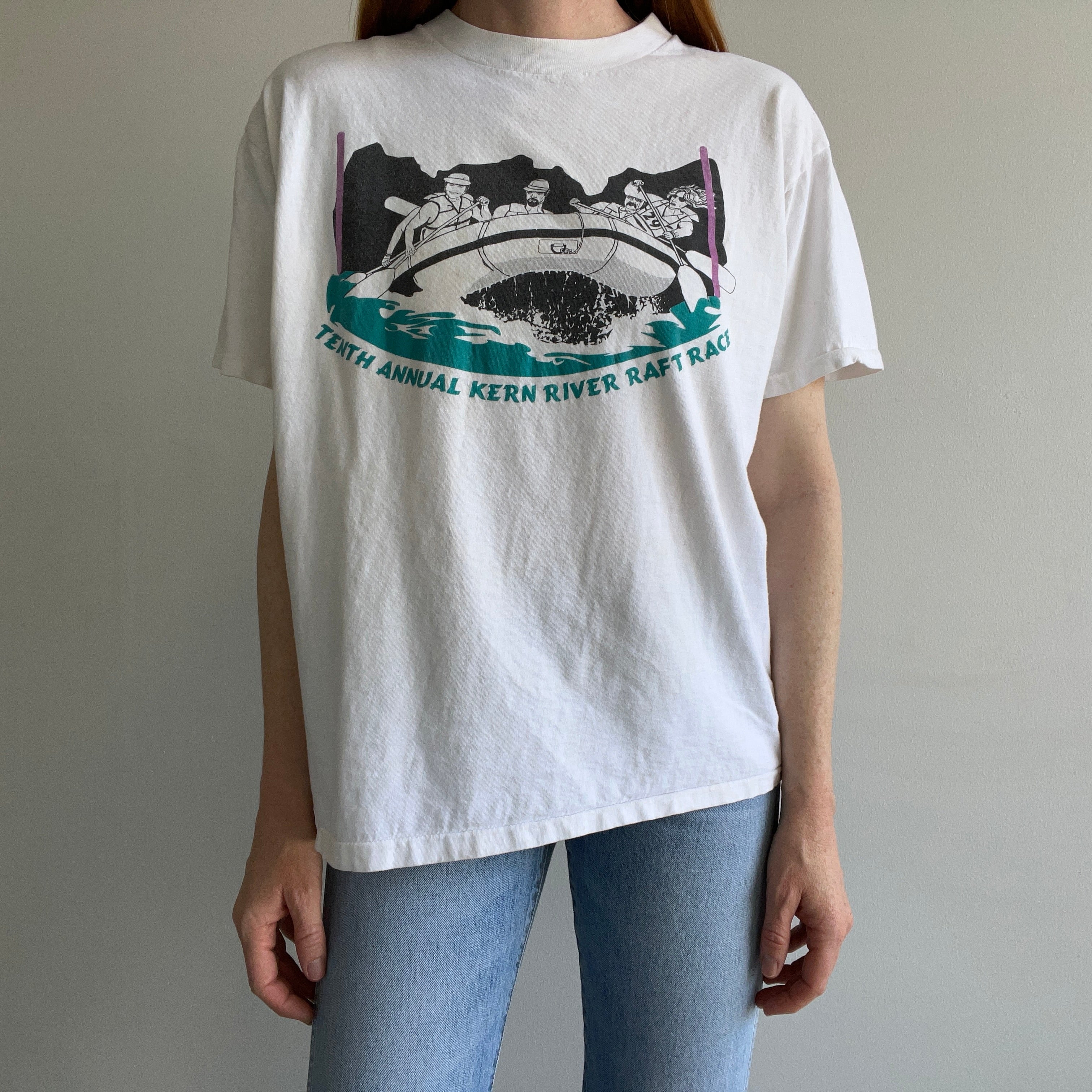 1990s Tenth Annual Kern River Raft Race T-Shirt