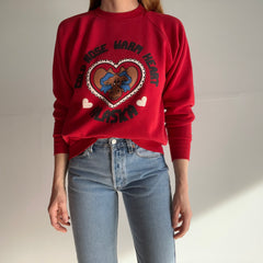 1970/80s Cold Nose, Warm Heart, Alaska Sweatshirt  - OMG