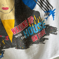 1980s Culture Club - Boy George - Waking Up With the House on Fire - Tour Baseball T-Shirt