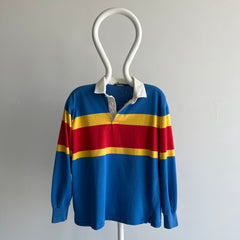 1980s Classic Striped Rugby Shirt