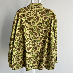 1970s Barely Worn Bright Camo Chore Coat/Jacket