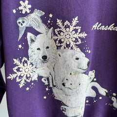 1990s Alaska Animal Buddy Sweatshirt with a Little Gosling ... Awwwww