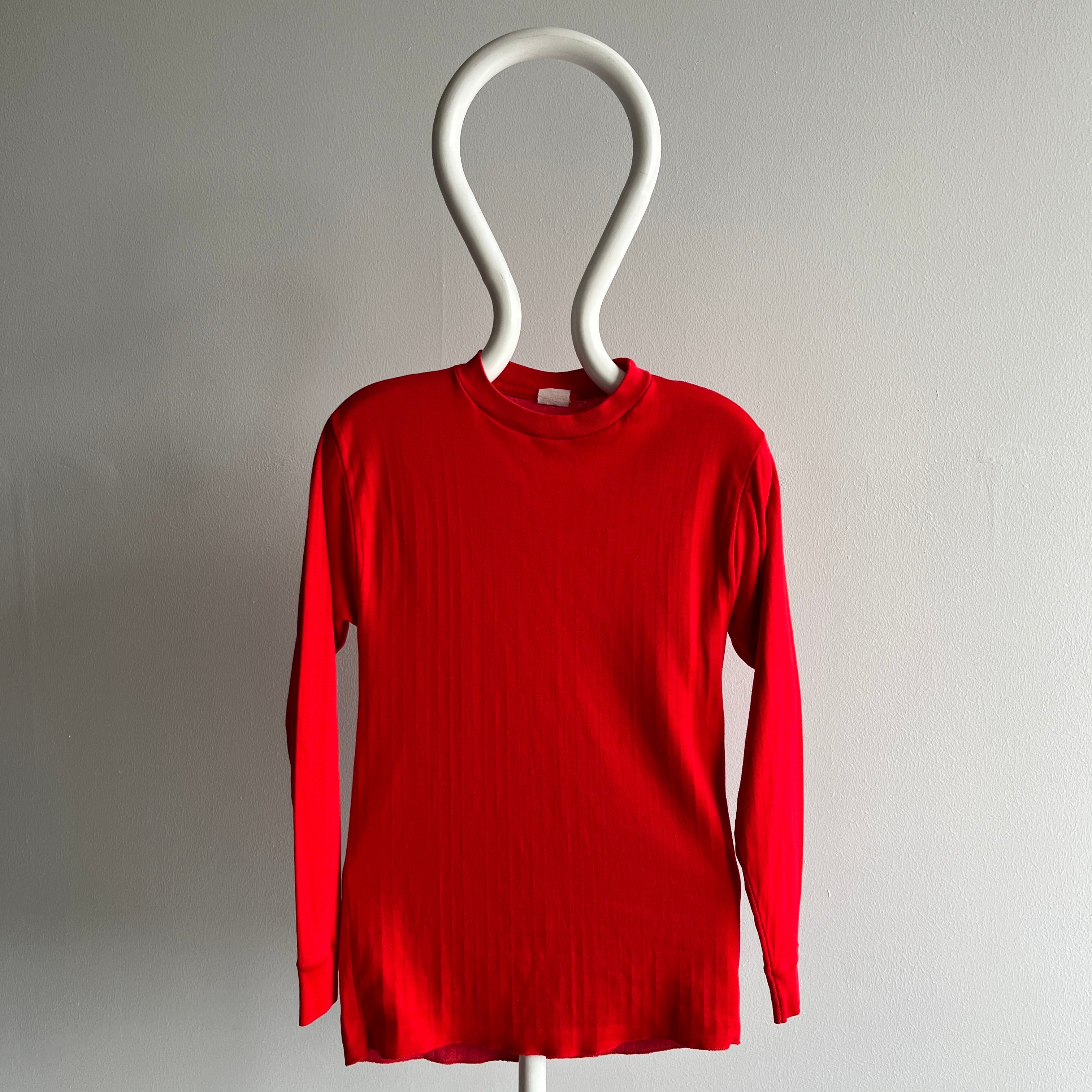 1970s Soft Red Thermal