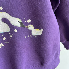1990s Alaska Animal Buddy Sweatshirt with a Little Gosling ... Awwwww