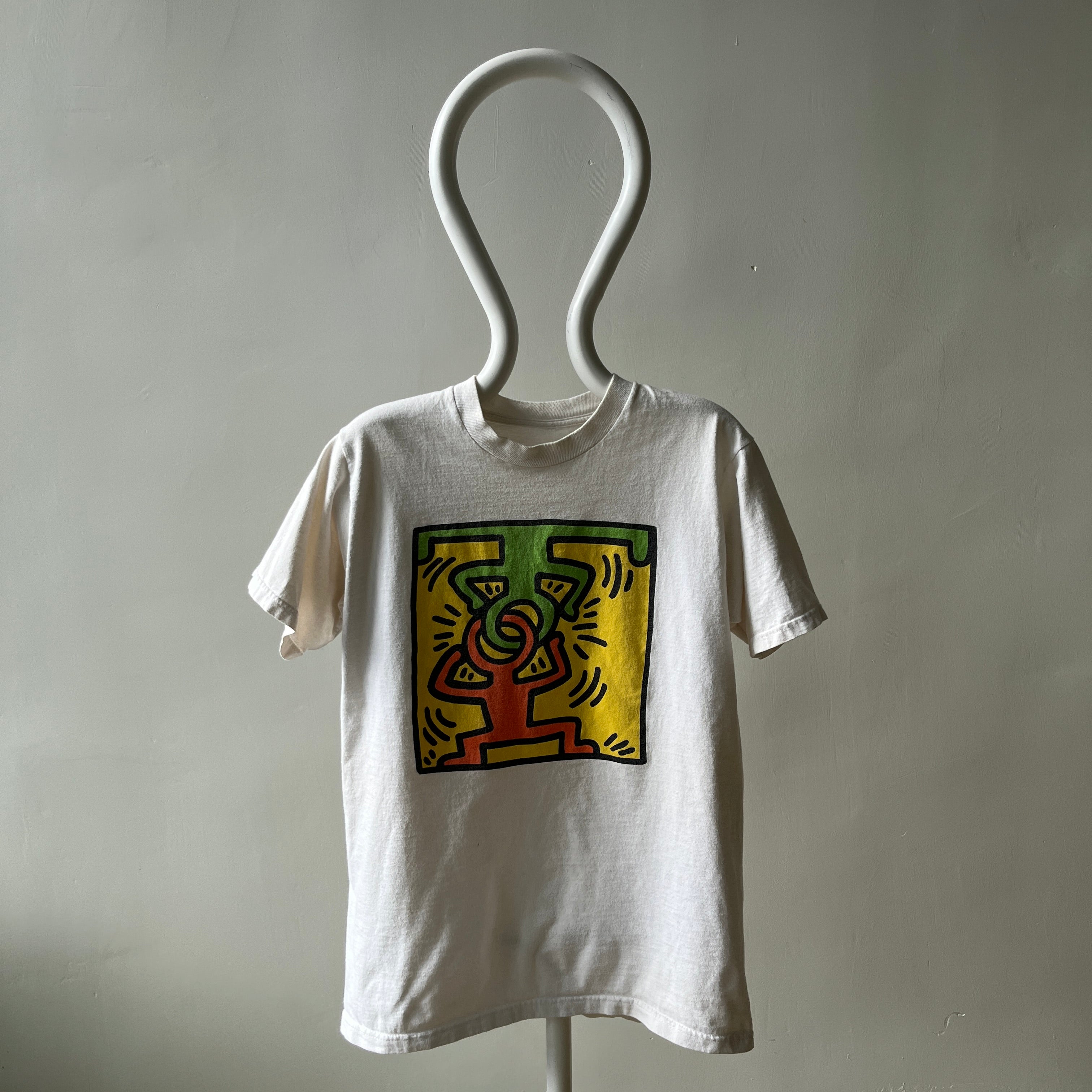 1998 Keith Haring SF Museum of Modern Art Cotton T-Shirt (Front and Back)