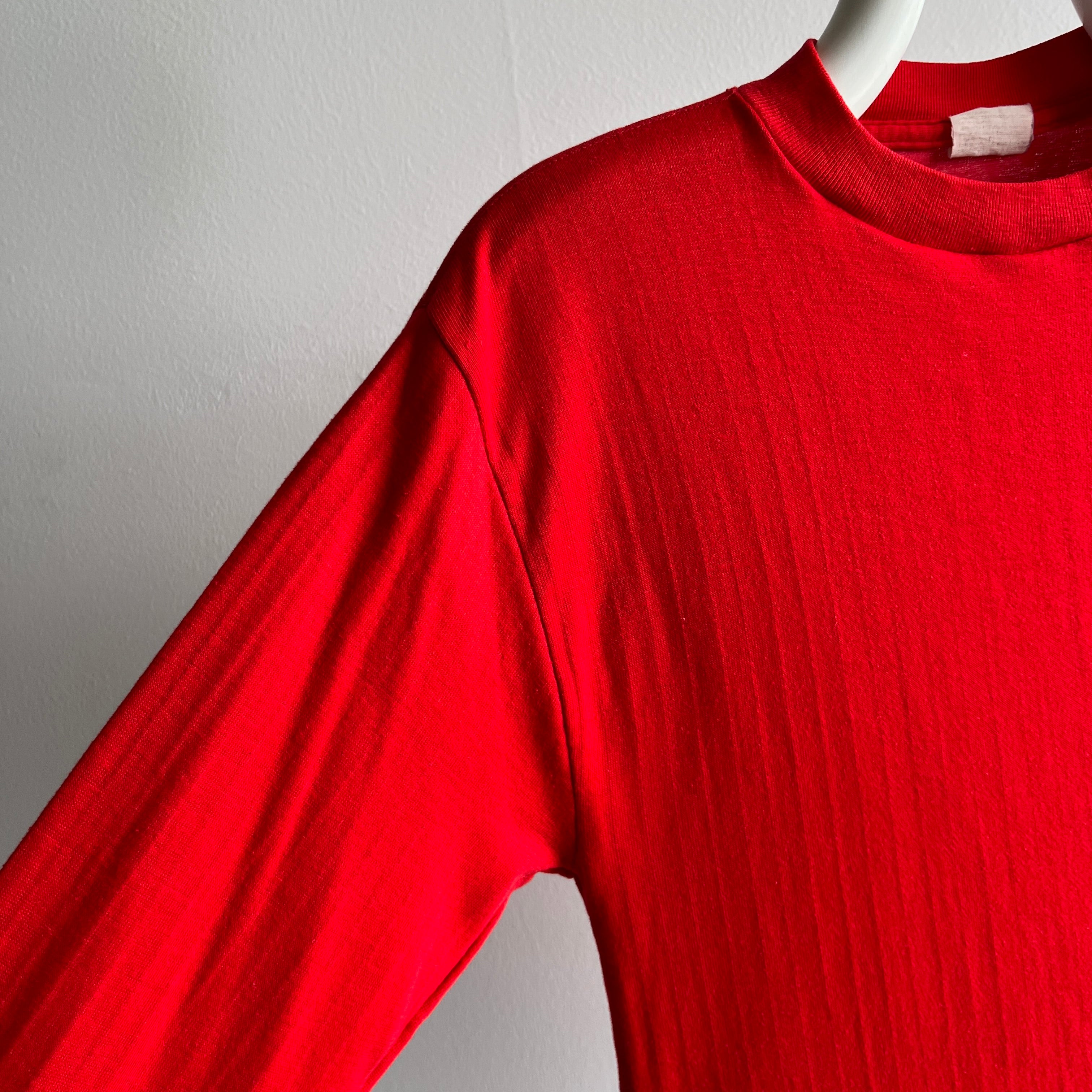 1970s Soft Red Thermal