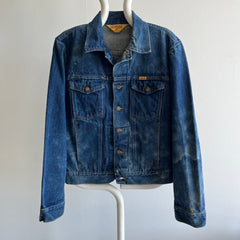 1980s Rustler Denim Jacket with the Coolest Fading