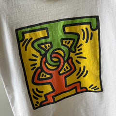 1998 Keith Haring SF Museum of Modern Art Cotton T-Shirt (Front and Back)