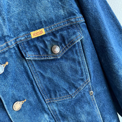 1980s Rustler Denim Jacket with the Coolest Fading