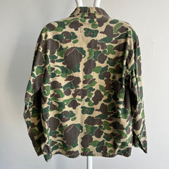 1970/80s Ranger Brand Cotton Camo Chore Coat - With Hand Mending