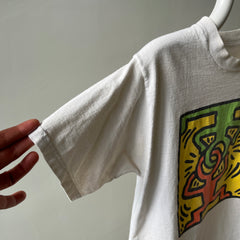 1998 Keith Haring SF Museum of Modern Art Cotton T-Shirt (Front and Back)