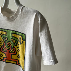 1998 Keith Haring SF Museum of Modern Art Cotton T-Shirt (Front and Back)