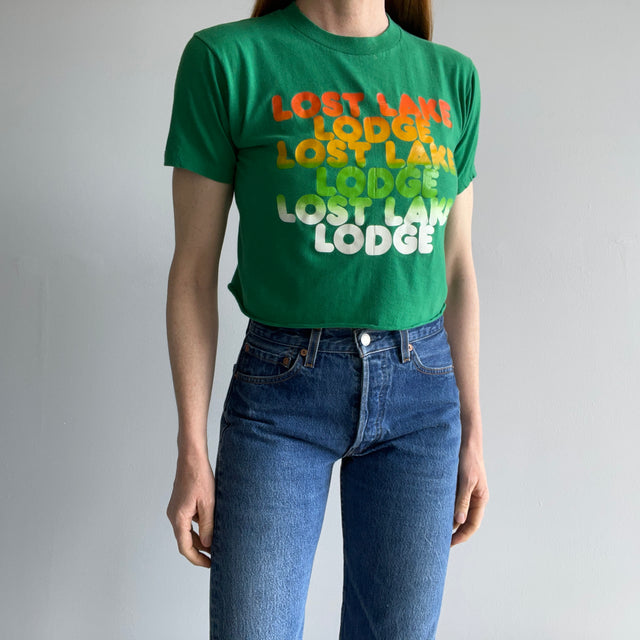 1980s Lost Lake Lodge DIY Crop Top