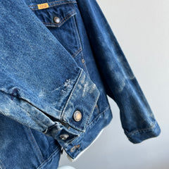 1980s Rustler Denim Jacket with the Coolest Fading