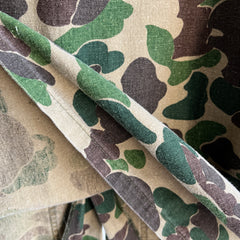 1970/80s Ranger Brand Cotton Camo Chore Coat - With Hand Mending