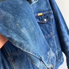 1980s Rustler Denim Jacket with the Coolest Fading